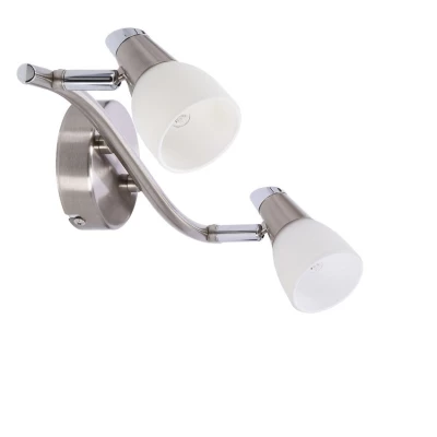 Nástenné / stropné bodové osvetlenie SELIA - 2xG9, 40W, chrómované