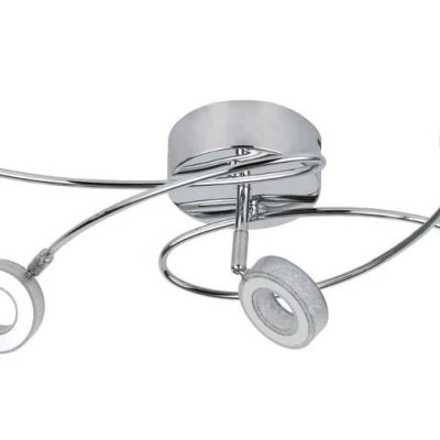 LED bodové stropné svietidlo VINOLA - 5x5W, 3000K (teplá biela), chrómované