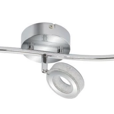 LED bodové stropné svietidlo VINOLA - 3x5W, 3000K (teplá biela), chrómované