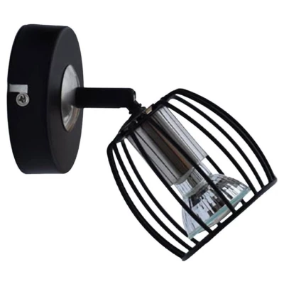 LED nástenné bodové svetlo ZONK - 1x3W, 3000K (teplá biela), čierne / strieborné