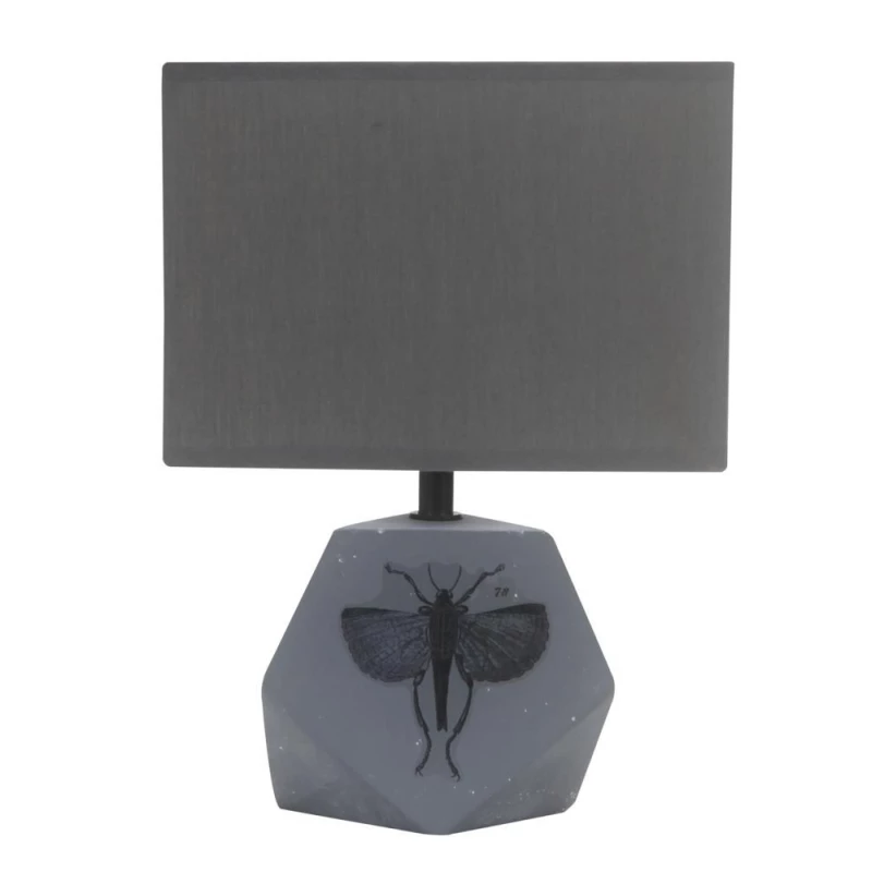 Stolná moderná lampa ANIMI - 1xE14, 40W, tmavá šedá