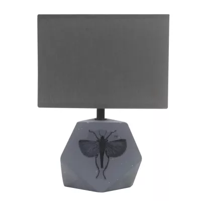 Stolná moderná lampa ANIMI - 1xE14, 40W, tmavá šedá