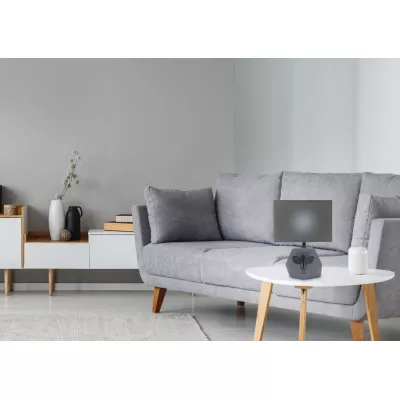 Stolná moderná lampa ANIMI - 1xE14, 40W, tmavá šedá