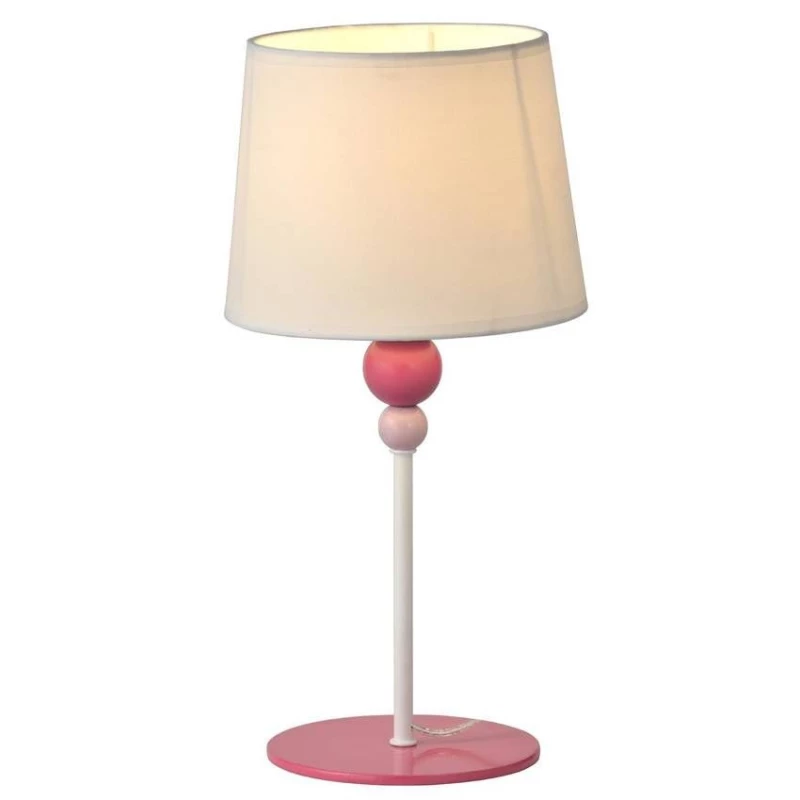 Detská stolná lampička BEBE - 1xE27, 60W, ružová / biela
