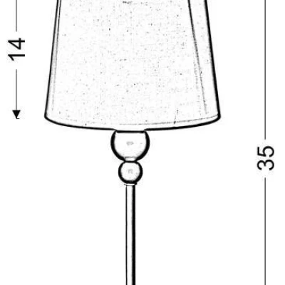 Detská stolná lampička BEBE - 1xE27, 60W, ružová / biela