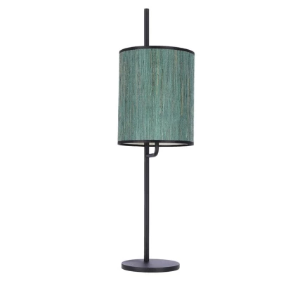 Moderná stolná lampa BENDI - 1xE27, 40W, čierna / zelená