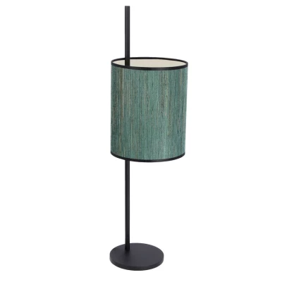 Moderná stolná lampa BENDI - 1xE27, 40W, čierna / zelená