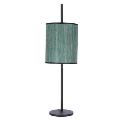 Moderná stolná lampa BENDI - 1xE27, 40W, čierna / zelená