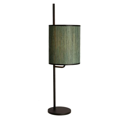 Moderná stolná lampa BENDI - 1xE27, 40W, čierna / zelená