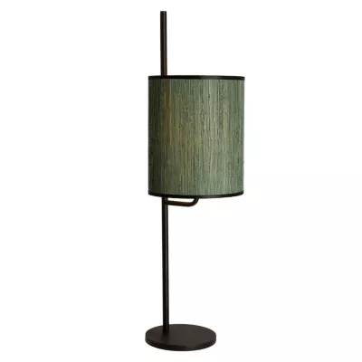 Moderná stolná lampa BENDI - 1xE27, 40W, čierna / zelená