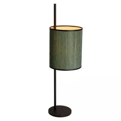 Moderná stolná lampa BENDI - 1xE27, 40W, čierna / zelená