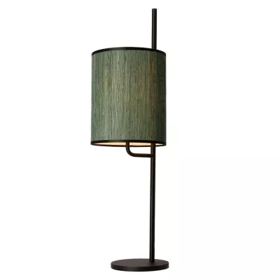 Moderná stolná lampa BENDI - 1xE27, 40W, čierna / zelená