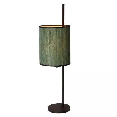 Moderná stolná lampa BENDI - 1xE27, 40W, čierna / zelená