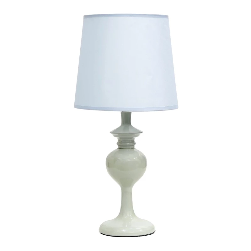Moderná stolná lampa BERKANE - 1xE14, 40W, biela / modrá