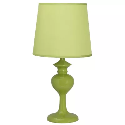 Moderná stolná lampa BERKANE - 1xE14, 40W, zelená