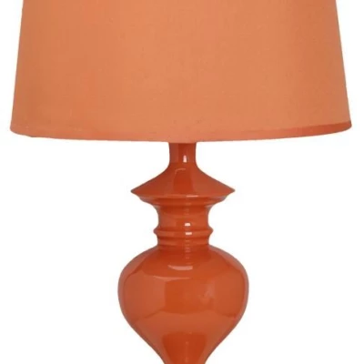 Moderná stolná lampa BERKANE - 1xE14, 40W, oranžová