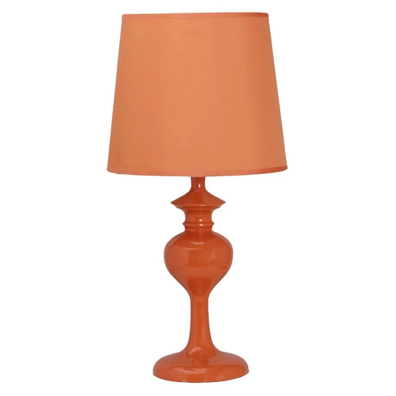 Moderná stolná lampa BERKANE - 1xE14, 40W, oranžová