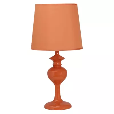 Moderná stolná lampa BERKANE - 1xE14, 40W, oranžová