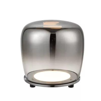 Stolná dizajnová LED lampa BERLOZ - 6,6 W, 3000K (teplá biela), čierna