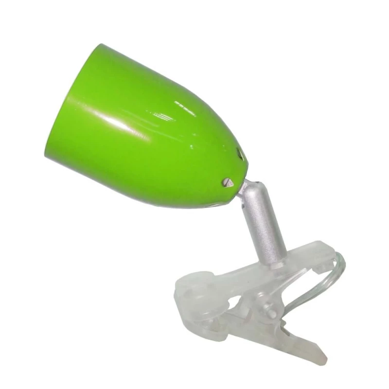 Stolná LED lampička s klipom CLIP - 3W, 4000K (denná biela), zelená