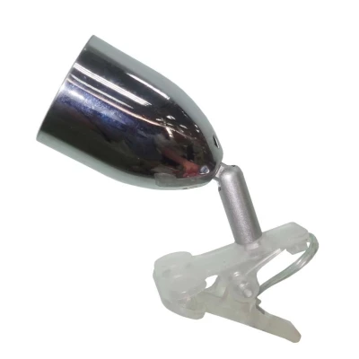 Stolná LED lampička s klipom CLIP - 3W, 4000K (denná biela), chrómovaná