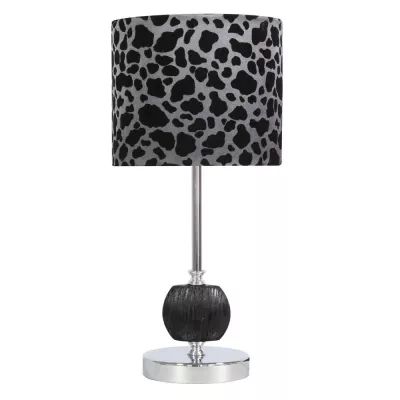 Moderná stolná lampa CORT - 1xE27, 60W, čierna