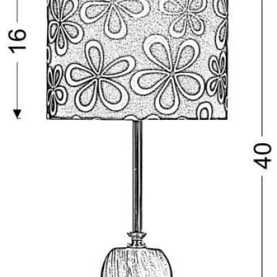 Moderná stolná lampa CORT - 1xE27, 60W, čierna