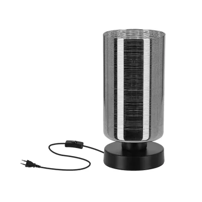 Moderná stolná lampa COX - 1xE27, 60W, chrómovaná