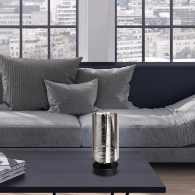 Moderná stolná lampa COX - 1xE27, 60W, chrómovaná