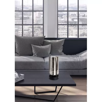 Moderná stolná lampa COX - 1xE27, 60W, chrómovaná