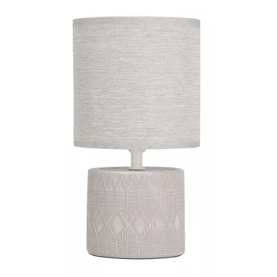 Moderná stolná lampa DINA - 1xE14, 40W, sivá