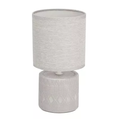 Moderná stolná lampa DINA - 1xE14, 40W, sivá