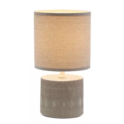 Moderná stolná lampa DINA - 1xE14, 40W, sivá