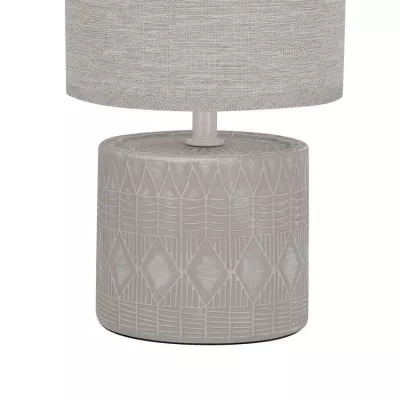 Moderná stolná lampa DINA - 1xE14, 40W, sivá
