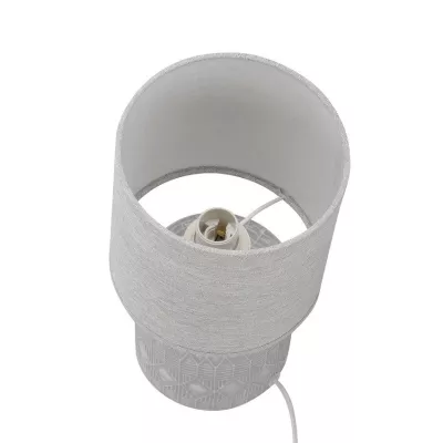 Moderná stolná lampa DINA - 1xE14, 40W, sivá