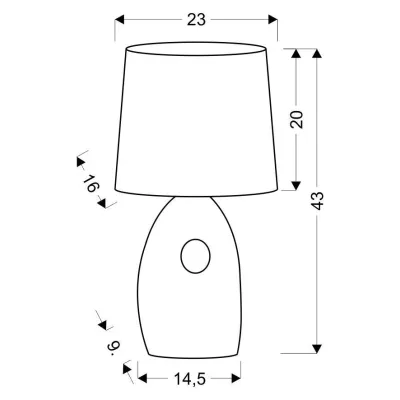 Dizajnová stolná lampa HIERRO - 1xE27, 60W, čierna / zlatá