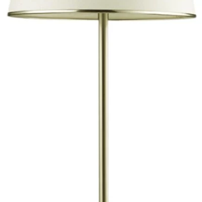 Klasická stolná lampa IBIS - 1xE14, 40W, patina/biela