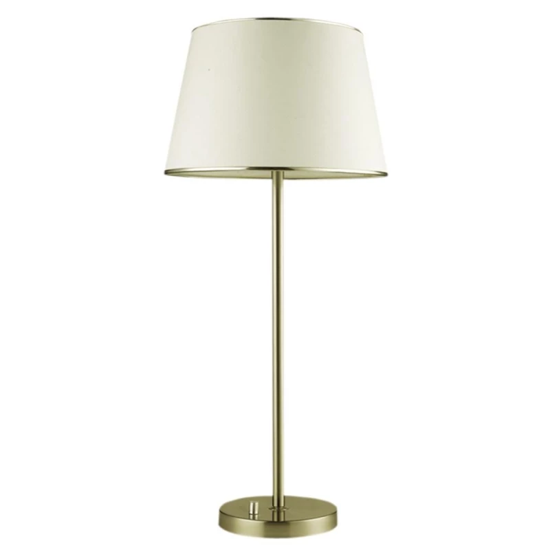 Klasická stolná lampa IBIS - 1xE14, 40W, patina/biela
