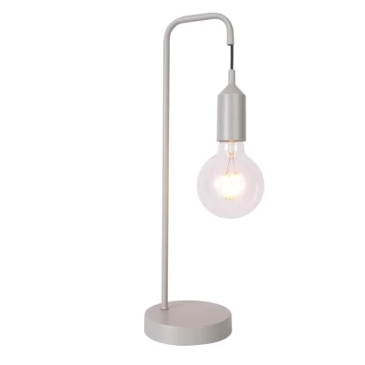 Stolová lampa LAREN - 1xE27, 40W, sivá