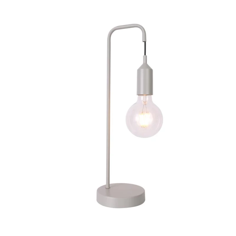 Stolová lampa LAREN - 1xE27, 40W, sivá