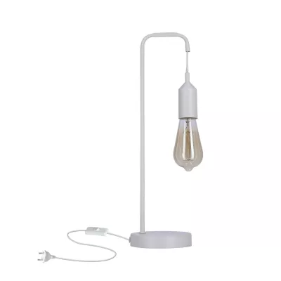 Stolná lampa LAREN - 1xE27, 40W, biela