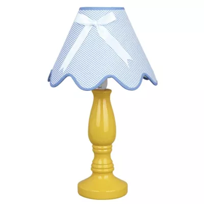 Detská stolná lampička LOLA - 1xE14, 40W, modrá/žltá