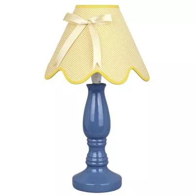 Detská stolná lampička LOLA - 1xE14, 40W, žltá/modrá