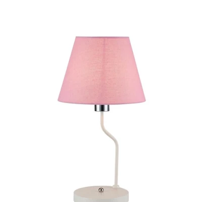 Stolná moderná lampa LUMINOR - 1xE14, 60W, ružová/biela