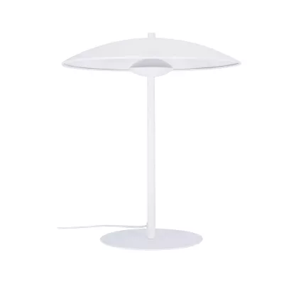 Stolná LED lampa v škandinávskom štýle LUND - 10,5W, 3000K (teplá biela), biela