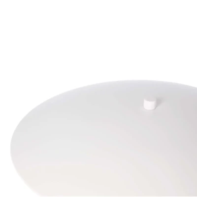 Stolná LED lampa v škandinávskom štýle LUND - 10,5W, 3000K (teplá biela), biela