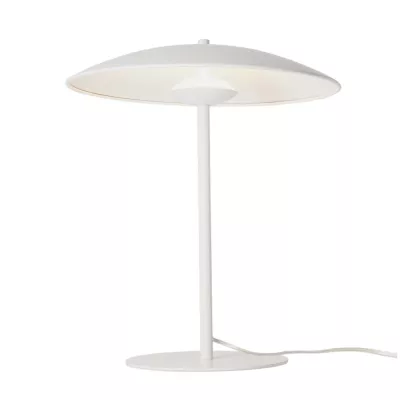 Stolná LED lampa v škandinávskom štýle LUND - 10,5W, 3000K (teplá biela), biela