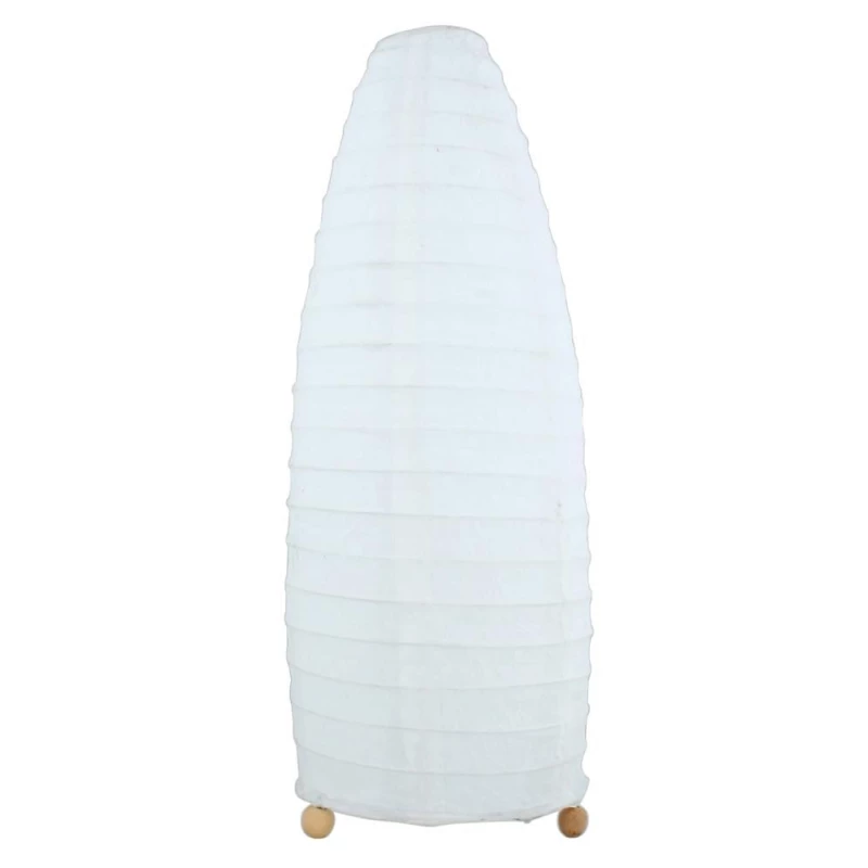 Stolová papierová lampa PAPIRUS - 1xE14, 40W, biela