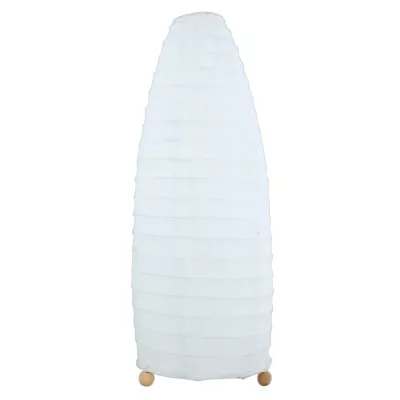 Stolová papierová lampa PAPIRUS - 1xE14, 40W, biela
