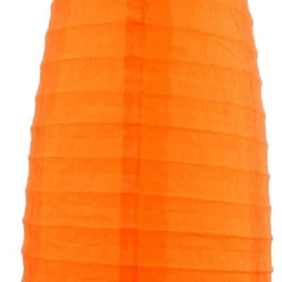 Stolová papierová lampa PAPIRUS - 1xE14, 40W, oranžová